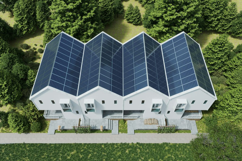 Dachintegration einer PV-Anlage in Ost-West-Ausrichtung